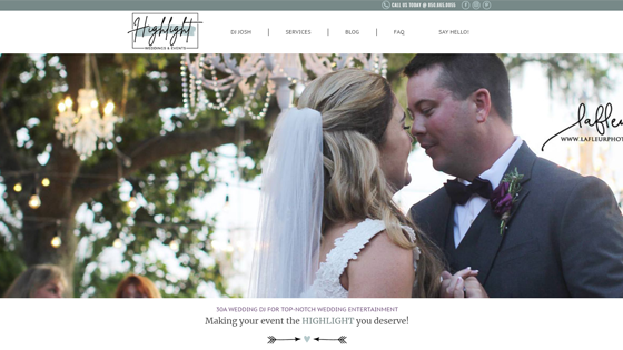 Highlight Weddings And Events 30a Wedding Dj And Entertainment